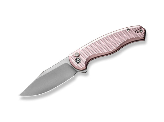 Briceag Stormhowl Aluminum Milled Light Pink CIVIVI- Lama Nitro-V, Sistem Button Lock