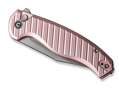 Briceag Stormhowl Aluminum Milled Light Pink CIVIVI- Lama Nitro-V, Sistem Button Lock