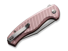 Briceag Stormhowl Aluminum Milled Light Pink CIVIVI- Lama Nitro-V, Sistem Button Lock