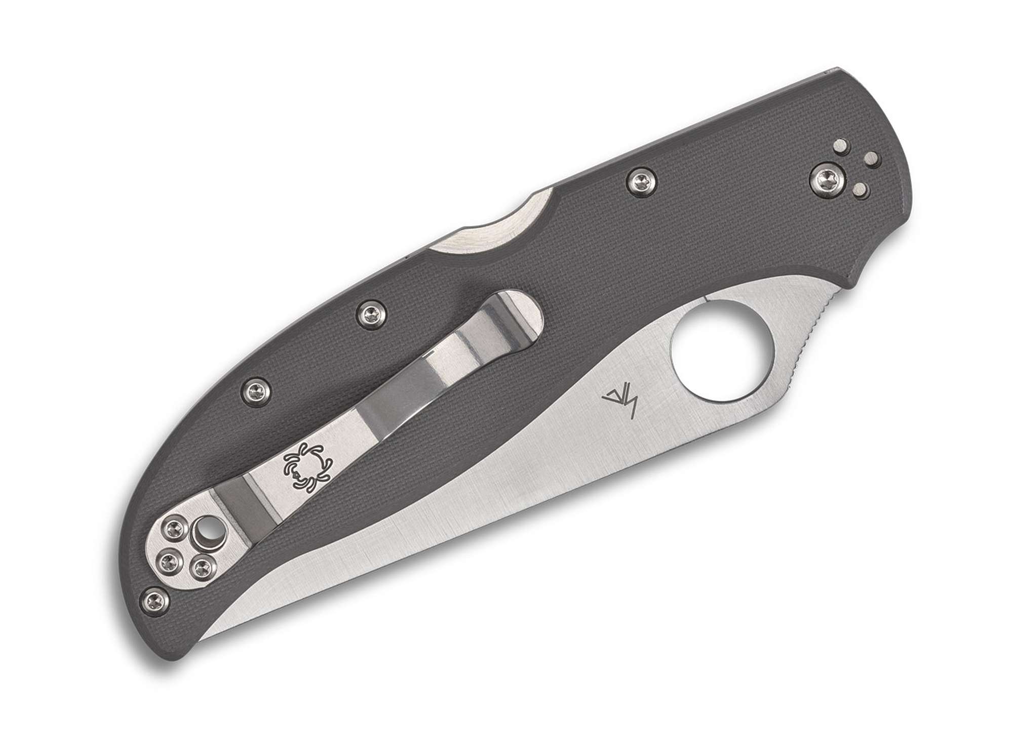 Briceag Stretch 2 XL Spyderco- Maner G10 Gri, Lama CPM CruWear