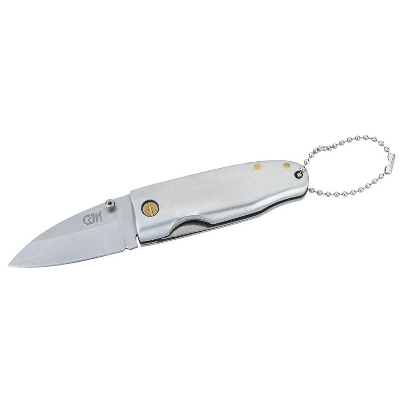 Briceag Stubby-Mini-Messer Argintiu CJH - Oțel Inoxidabil, Linerlock