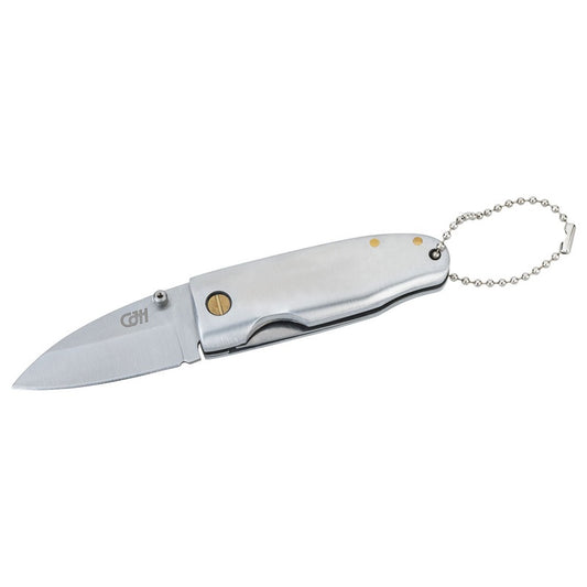 Briceag Stubby-Mini-Messer Argintiu CJH - Oțel Inoxidabil, Linerlock