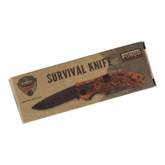 Briceag Supraviețuire Survival Oranj - Versatilitate Duală Esențială