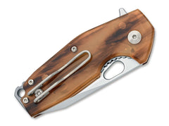 Briceag Suru M398 Cellulose Acetate RB1 Fox Knives- Design Elegant, Lama Böhler M398