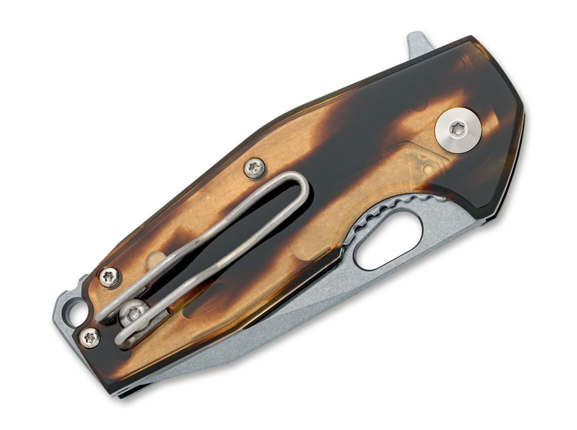 Briceag Suru M398 Cellulose Acetate RB4 Fox Knives- Maner Acetat, Lama M398