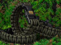 Briceag Survival Bracelet WE Knife- Paracord multifunctional, Fluier de urgenta