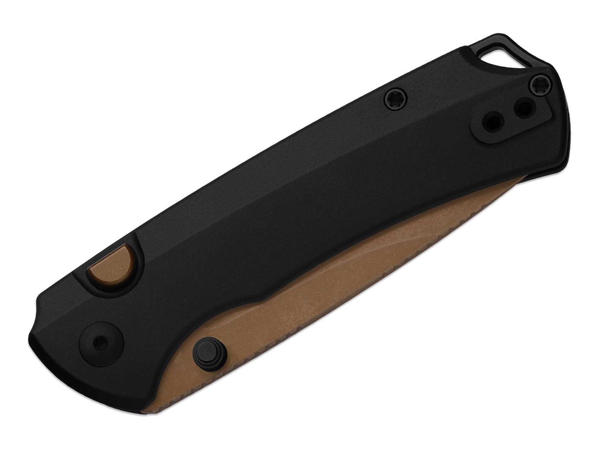 Briceag T1 BD Elmax Black Ti Sunset Metal PVD Kizer- Materiale Premium, Finisaj Distinctiv