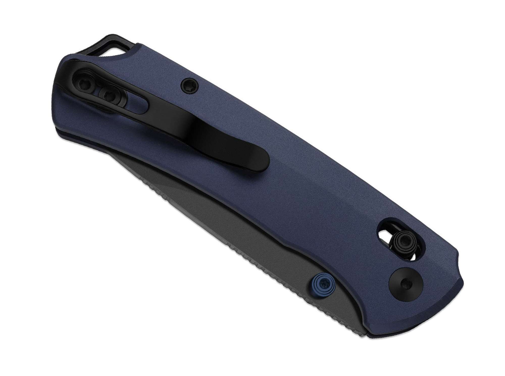 Briceag T1 CD M390 Blue Aluminum DLC Kizer- Lama M390 DLC, Maner Aluminiu