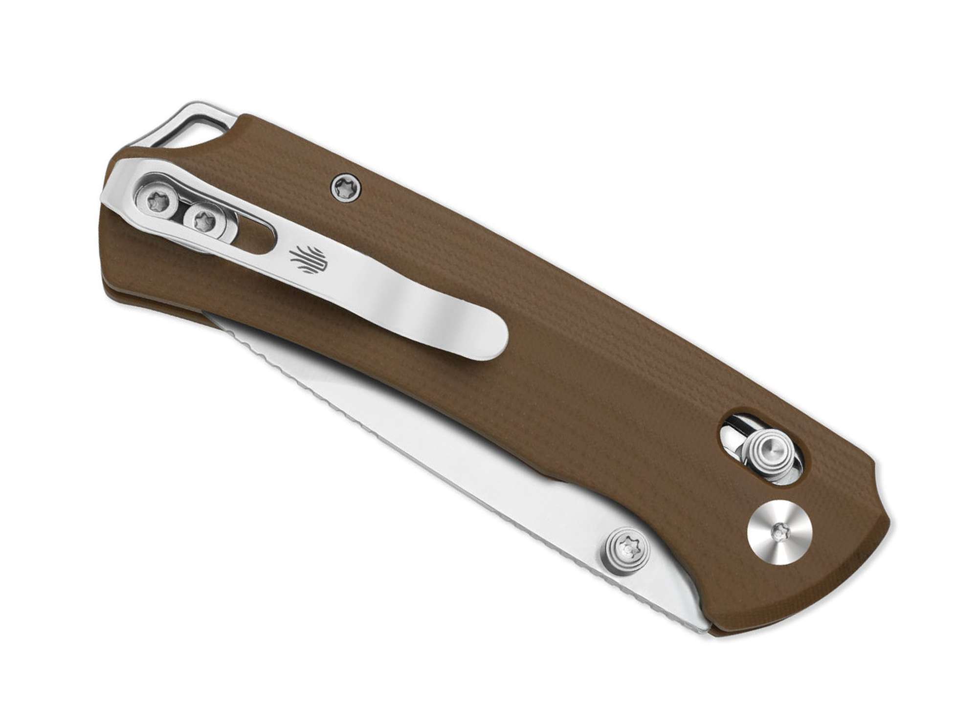 Briceag T1 CD Nitro-V Brown G10 Kizer- Lama Nitro-V, Maner G10 Maro