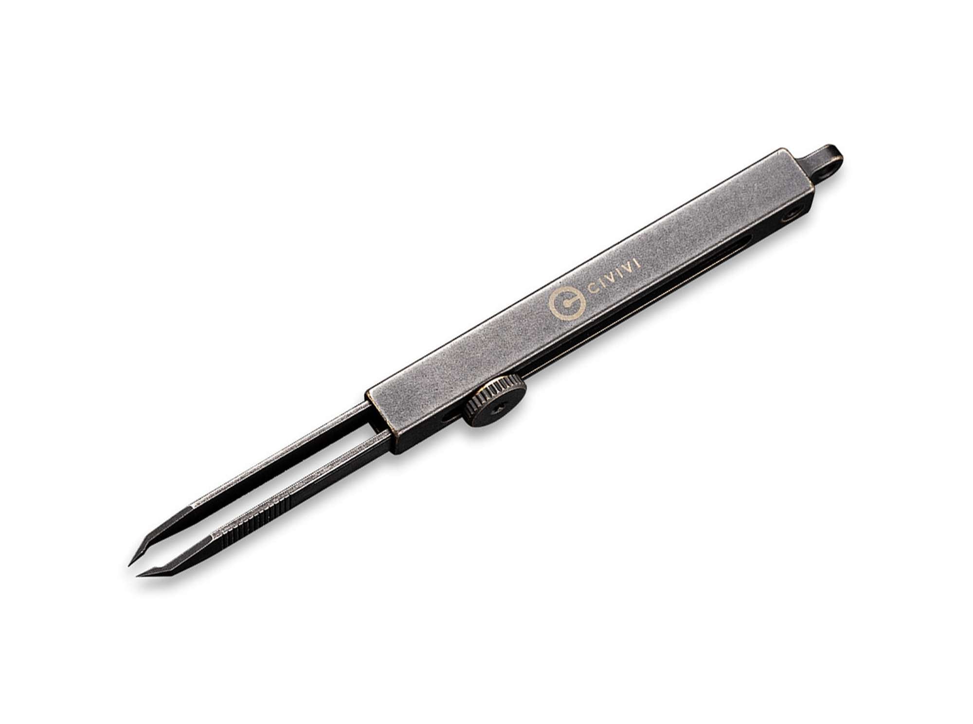 Briceag Tac-N-Tweeze Black CIVIVI- Pinceta Integrata, Fixare Precisa