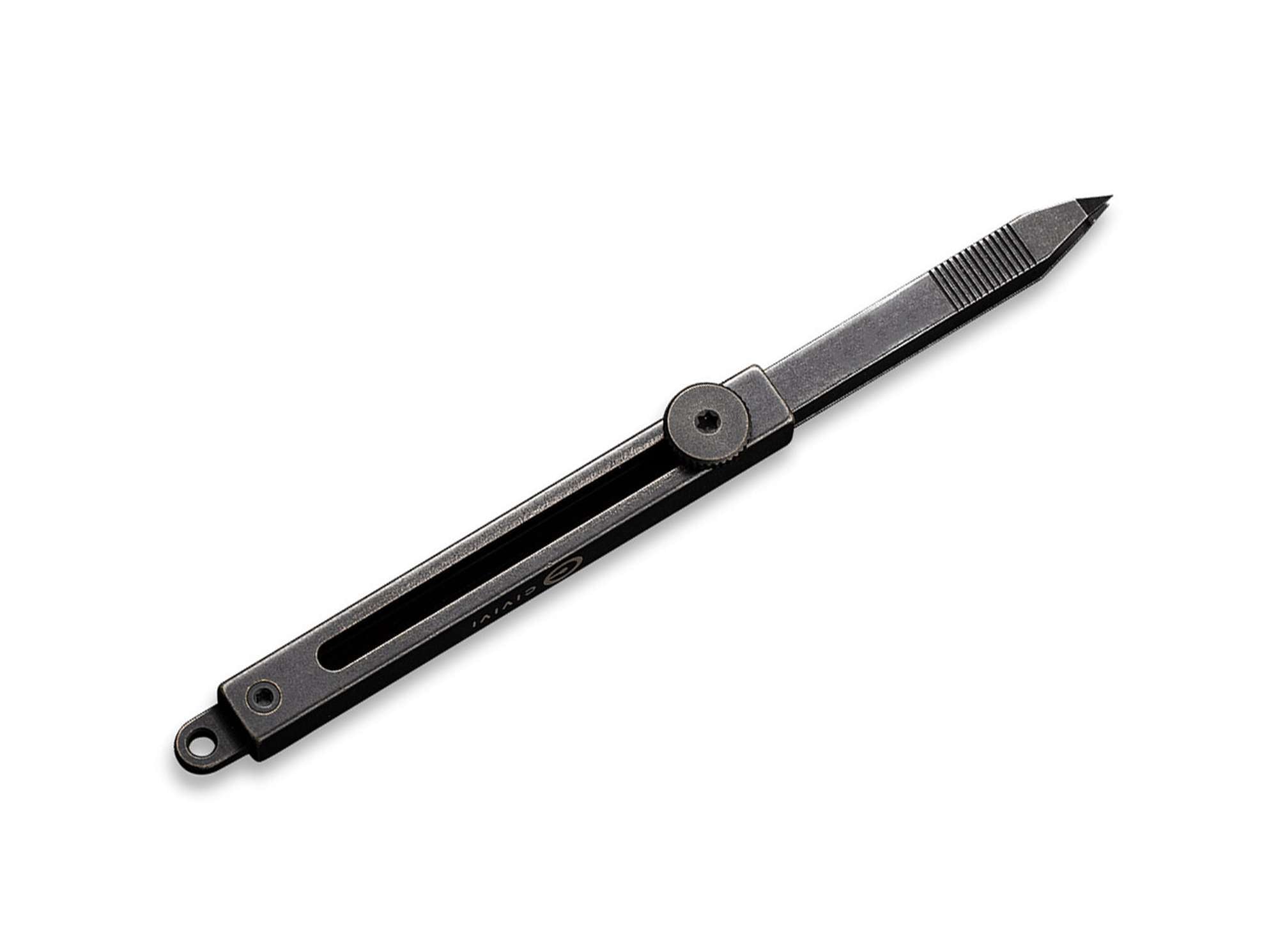 Briceag Tac-N-Tweeze Black CIVIVI- Pinceta Integrata, Fixare Precisa