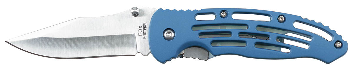 Briceag Tactic Albastru FoxOutdoor - Oțel 3Cr13, Blocaj Linerlock