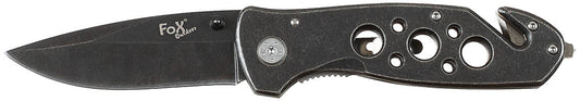 Briceag Tactic Einhand Stonewashed FoxOutdoor - Linerlock, Spărgător Geam