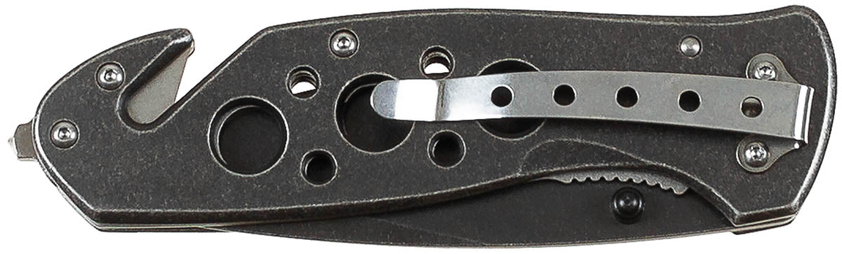 Briceag Tactic Einhand Stonewashed FoxOutdoor - Linerlock, Spărgător Geam
