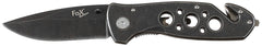 Briceag Tactic Einhand Stonewashed FoxOutdoor - Linerlock, Spărgător Geam