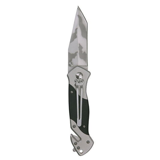 Briceag Tactic Mes + Clip H254G10 Negru - Utilitate Extremă în Teren