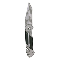 Briceag Tactic Mes + Clip H254G10 Negru - Utilitate Extremă în Teren