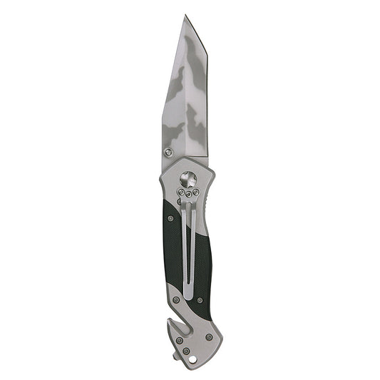 Briceag Tactic Mes + Clip H254G10 Negru - Utilitate Extremă în Teren
