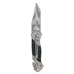 Briceag Tactic Mes + Clip H254G10 Negru - Utilitate Extremă în Teren