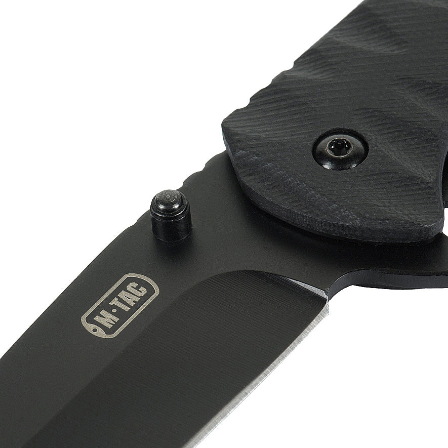 Briceag Tactic Type 4 M-Tac - Negru, EDC Robust și Versatil