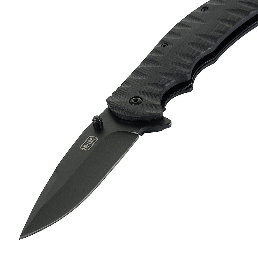 Briceag Tactic Type 4 M-Tac - Negru, EDC Robust și Versatil