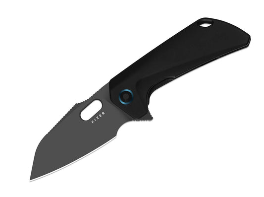 Briceag Takahe S35VN Black Ti DLC Kizer- Lama S35VN, Maner Titan Negru