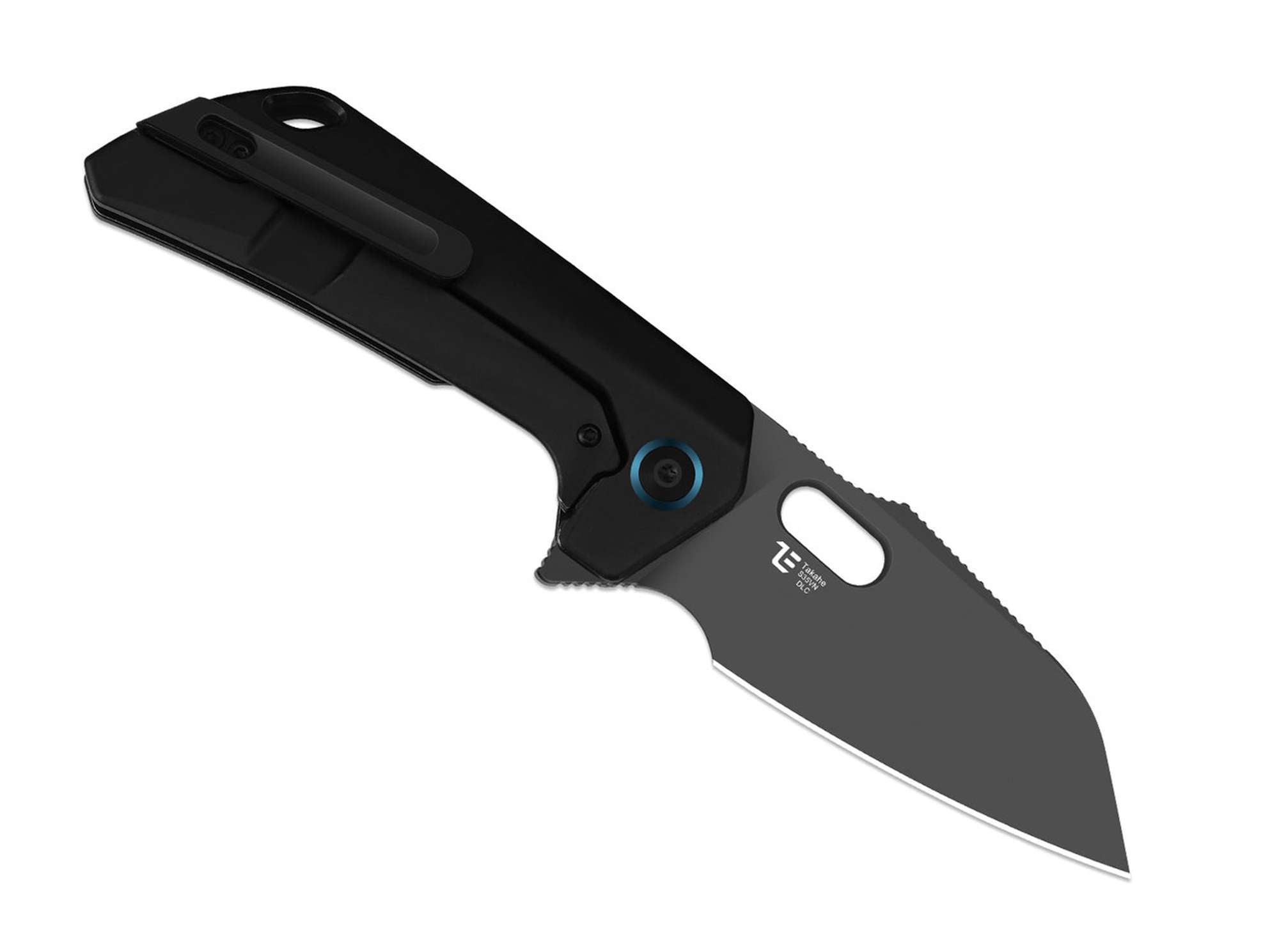 Briceag Takahe S35VN Black Ti DLC Kizer- Lama S35VN, Maner Titan Negru