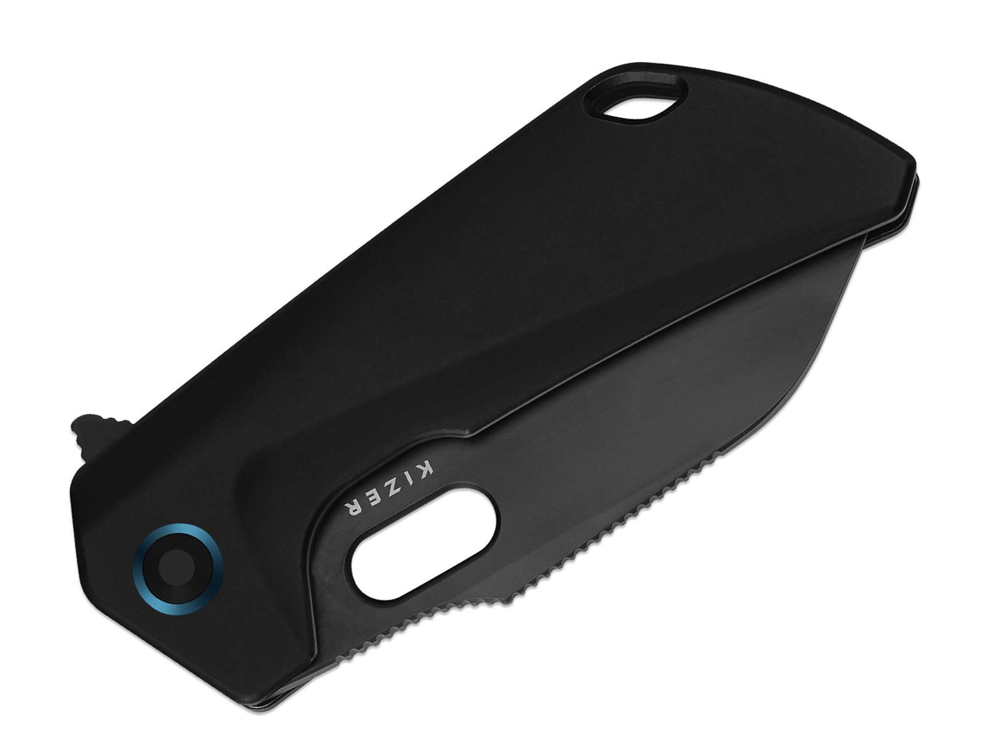 Briceag Takahe S35VN Black Ti DLC Kizer- Lama S35VN, Maner Titan Negru