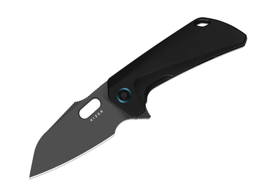 Briceag Takahe S35VN Black Ti DLC Kizer- Lama S35VN, Maner Titan Negru