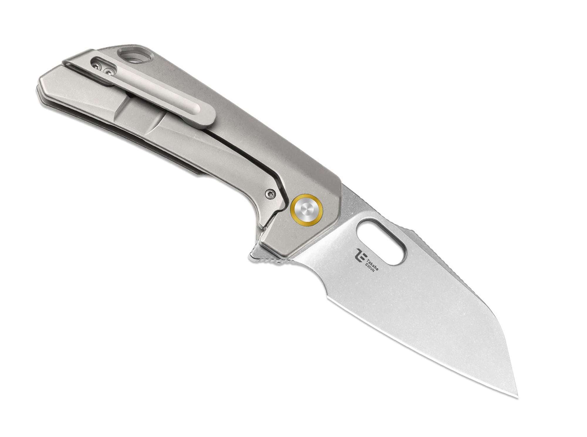 Briceag Takahe S35VN Ti Kizer- Lama S35VN, Maner Titan