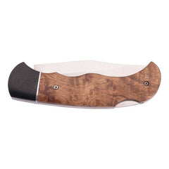 Briceag Taschenmesser Herbertz - Oțel 420, Mâner Rădăcină Lemn, Backlock