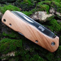 Briceag Taschenmesser Herbertz Selektion - Oțel 440A, Mâner Olivenholz, Backlock