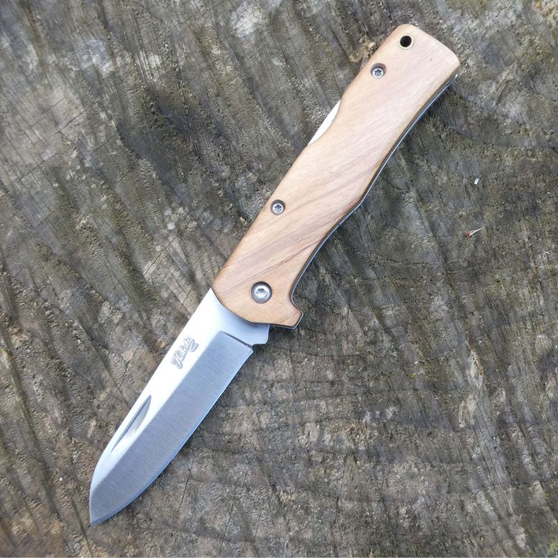Briceag Taschenmesser Herbertz Selektion - Oțel 440A, Mâner Olivenholz, Backlock