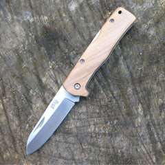 Briceag Taschenmesser Herbertz Selektion - Oțel 440A, Mâner Olivenholz, Backlock