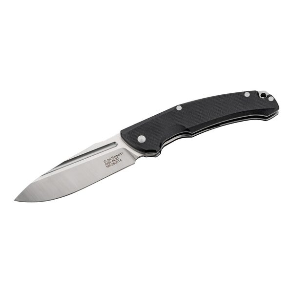 Briceag Taschenmesser Negru Herbertz - Oțel 440C, Mâner G-10