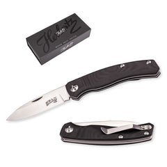 Briceag Taschenmesser Negru Herbertz Selektion - Oțel 440 A, Mâner G-10