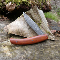 Briceag Taschenmesser Sandelholz Herbertz Selektion - Damasc, Slipjoint Clasic