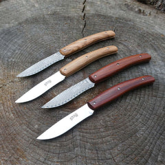Briceag Taschenmesser Sandelholz Herbertz Selektion - Damasc, Slipjoint Clasic