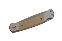 Briceag Taschenmesser Titanbeschichtung Grey D2 Herbertz - Oțel D2, Lamă Pliabilă