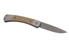 Briceag Taschenmesser Titanbeschichtung Grey D2 Herbertz - Oțel D2, Lamă Pliabilă