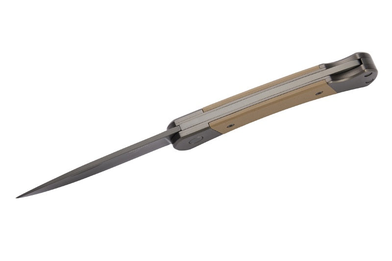 Briceag Taschenmesser Titanbeschichtung Grey D2 Herbertz - Oțel D2, Lamă Pliabilă