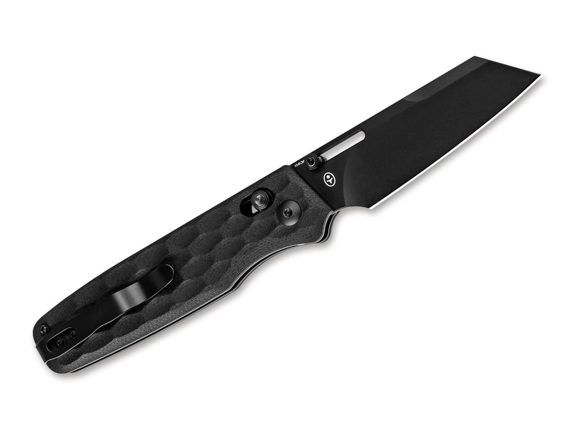 Briceag Task 154CM G10 All Black Kizer- Lama Sheepfoot 154CM, Maner G10 Negru