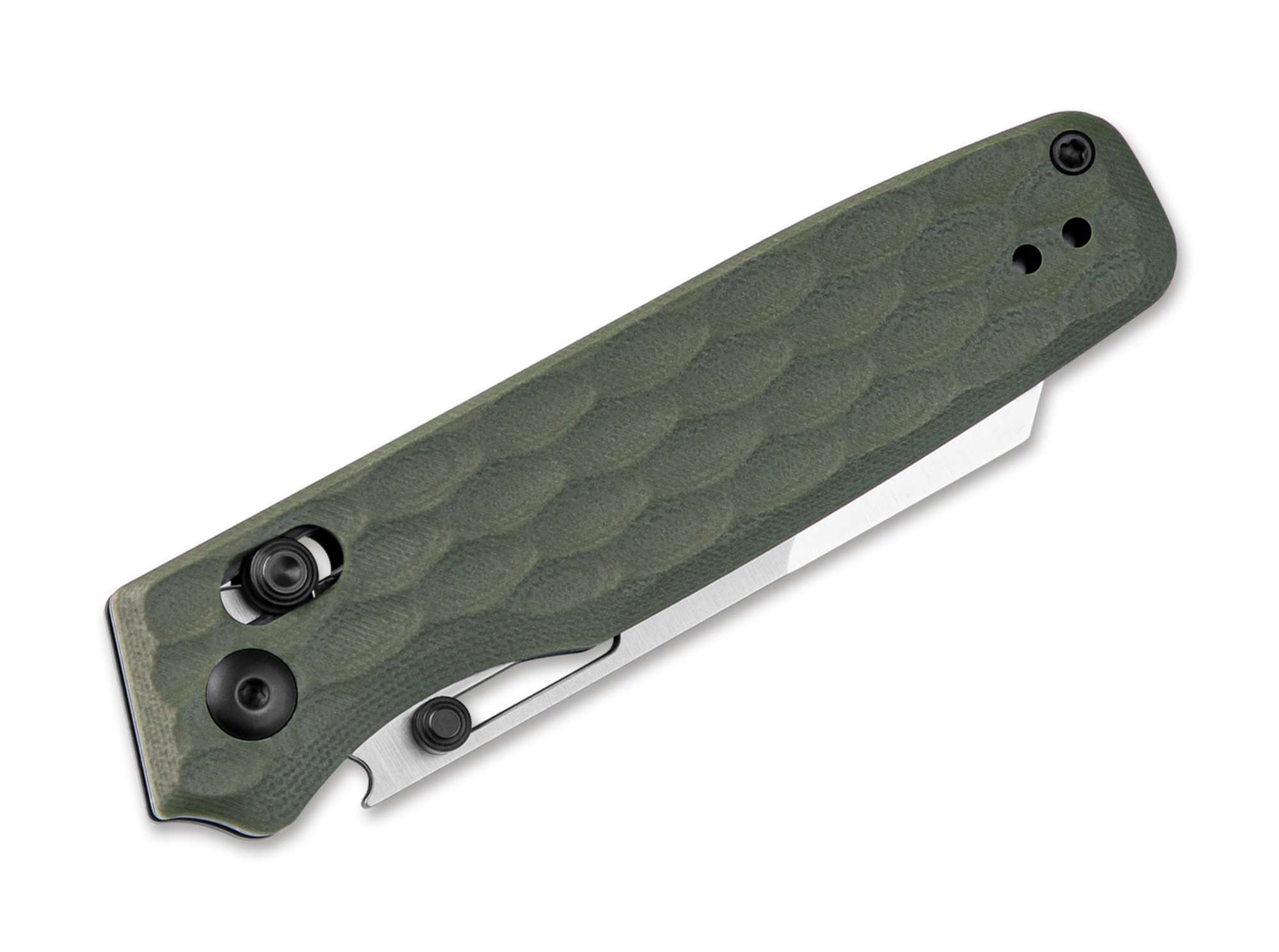 Briceag Task 154CM G10 Green Kizer- Lama Sheepfoot 154CM, Maner G10 Verde