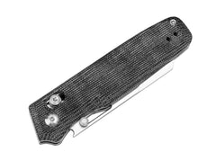 Briceag Task Micarta Black Kizer- Lama Sheepfoot 154CM, Maner Micarta Negru