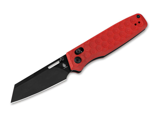 Briceag Task Nitro-V G10 Red Black Blade Kizer- Lama Neagra, Maner G10 Rosu