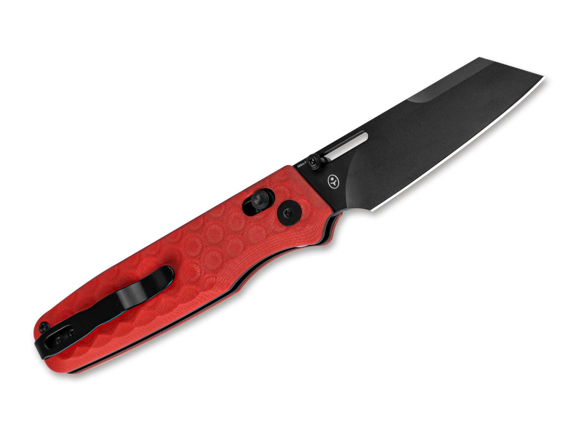 Briceag Task Nitro-V G10 Red Black Blade Kizer- Lama Neagra, Maner G10 Rosu