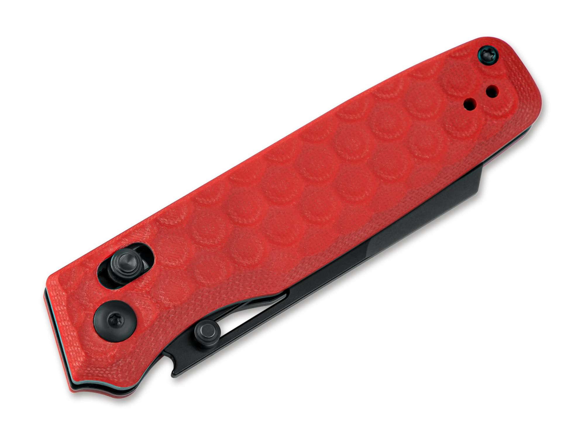 Briceag Task Nitro-V G10 Red Black Blade Kizer- Lama Neagra, Maner G10 Rosu