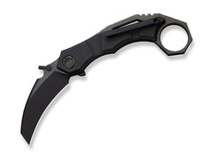 Briceag Tayra M390 Black & Bronze Ti Black Stonewashed WE Knife- Lama M390, Maner Titan