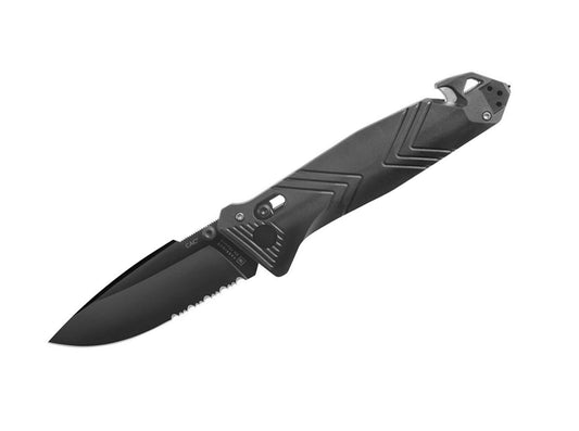 Briceag TB Outdoor C.A.C. PA6 Black Serrated Boker- Robust, Tactic