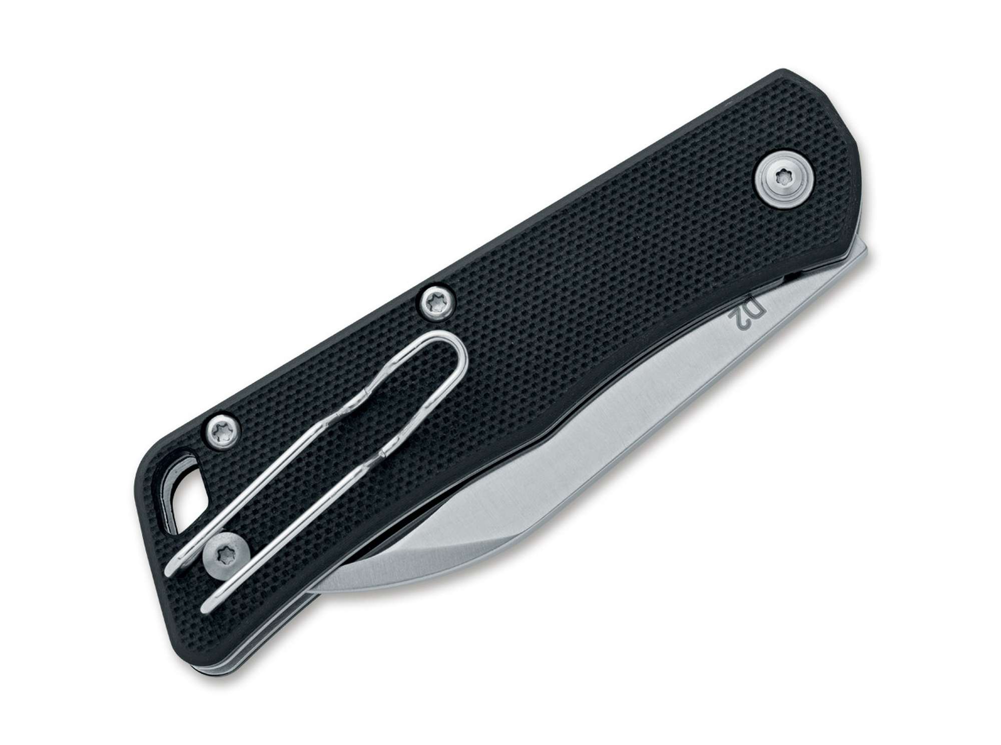 Briceag Teeny D2 Black G10 BlackFox- Utilizare EDC, Lama D2